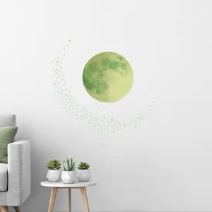 Walplus Glow In Dark Stars And Moons Kids Sticker PVC Multicoloured