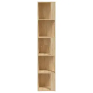 Berkfield Corner Cabinet Sonoma Oak 33x33x164.5 cm Engineered Wood