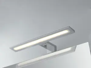 Luminosa SPOT LED Bathroom Over Mirror Light Chrome, IP44 650lm 4000K 30x11.5x4.2cm