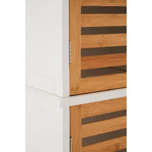 Maison by Premier 2 Single 4 Inner Shelves Standing Cabinet