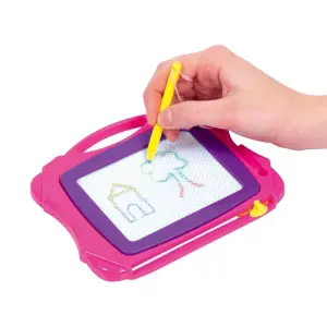 Small Erasable Magnetic Drawing Board - Doodle Sketch Writing Board - Learning Toys - Strong and Durable ABS