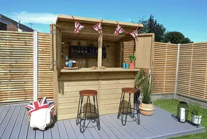 Shiplap PTR 6x3 Pent Garden Bar