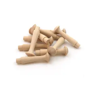 Oakcrafts - Birch Shaker Peg 2.5" - Pack of 10