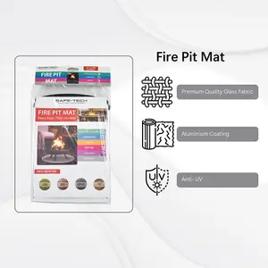 Essential Fire Safety Kit, Small, Fire Blanket, Fire Pit Mat, First Aid Kit