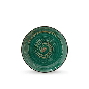 Wilmax Colourboom 20.5cm Round Plate 20.5 Cm (Set of 6) Green