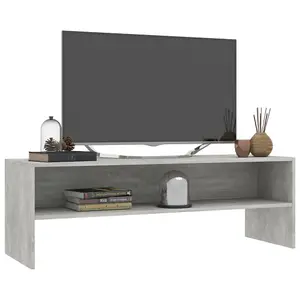 Berkfield TV Cabinet Concrete Grey 120x40x40 cm Engineered Wood