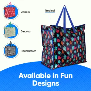 Woven Storage Laundry Bag - Assorted Designs