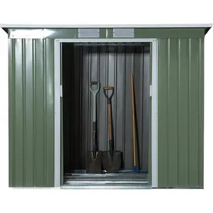 7 ft. W x 4 ft. D Metal Garden Shed