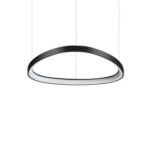 Luminosa Gemini LED Decorative Integrated Pendant Light Black, 3000K