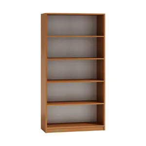 Albee Bookcase Anthracite/Artisan Oak / (5 Shelves) 182 cm H x 80 cm W x 32 cm D