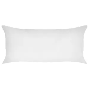 Set of 2 Pillows TRIGLAV Low 40 x 80 cm White