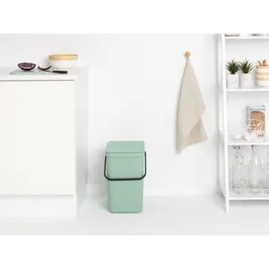 Brabantia Sort and Go 25 Litre Rubbish Bin Jade Green