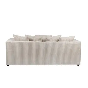 Lennox Cream Sofa Set 3 Seater