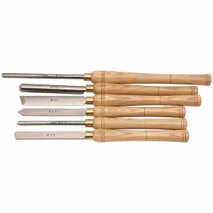 SIP 6Pc. Wood Lathe Chisel Set - Wood