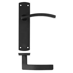 Single Dummy Door Handle Matte Black