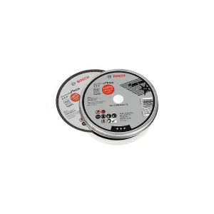 Bosch Professional Standard for Inox - Rapido Straight Cutting Disc - 125mm x 22.23mm x 1.0mm, WA 60 T BF