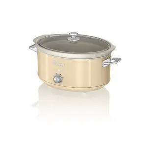 Swan SF17031CN 6.5 Litre Retro Slow Cooker