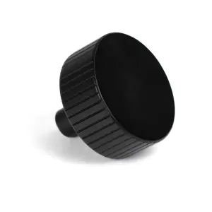 From The Anvil Matt Black Judd Cabinet Knob - 38mm (No rose)