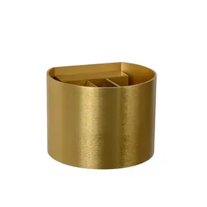 Lucide Xio Modern Up Down Wall Light - LED Dim. - G9 - 1x3,5W 2700K - Matt Gold, Brass