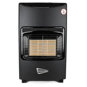 Leisurewize 3 Heat Settings Portable Gas Cabinet Heater with Safety Guard and Wheels