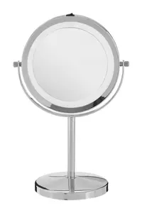 Maison by Premier Clara Chrome Plated Led Mirror