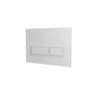 Nes Home Wall Hung WC Toilet Cistern Frame with Chrome Button Square Flush Plate