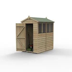 Beckwood 4x6 Apex Shed - 4 Window