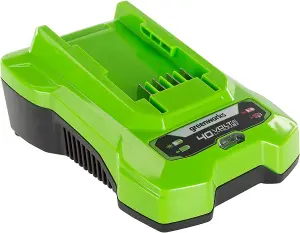 Greenworks Tools 40V Battery Charger G40C For 40V Greenworks Batteries