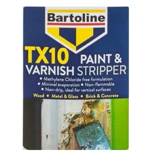 Bartoline TX10 Paint and Varnish Stripper 1 Litre (Pack of 6)