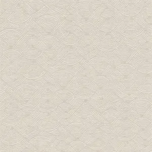 Galerie Fusion Beige Geo Swirl Motif Wallpaper