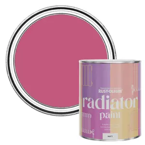 Rust-Oleum Raspberry Ripple Matt Radiator Paint 750ml