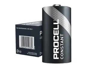 D Size Industrial Procell - Pack of 10 (Duracell)