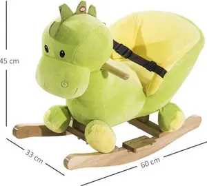 Tommy Toys Rocking Horse Dinosaur Baby Ride On Green