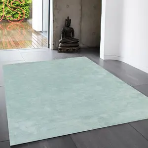 Duck Egg Modern Plain Easy to clean Rug for Bedroom & Living Room-120cm X 170cm