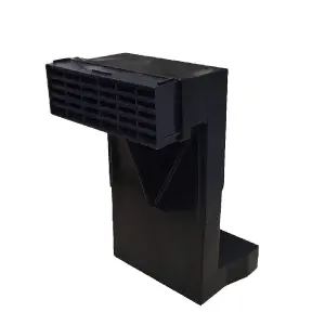 Telescopic Adjustable Underfloor Cavity Wall Vent with Blue/Black Airbrick