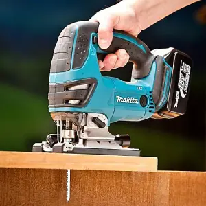 Makita 18V LXT Combi Drill and Jigsaw Twin Pack with Batteries and Charger