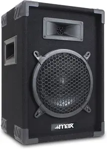 Compact PA System For Bands - 8" PA Speakers & 4 Channel Powered Mixer