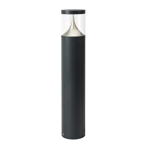 Elstead Egersund Integrated LED Outdoor LED Large Bollard, Graphite, IP65