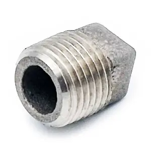 G1/8 BSP Male Square Head Plug 316 Stainless Steel