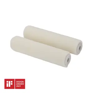 GoodHome Short Pile Mohair Roller sleeve, Pack of 2, (L)100mm (D)15mm