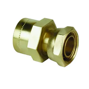 Plumbsure Straight Push-fit Tap connector 15mm (L)41mm