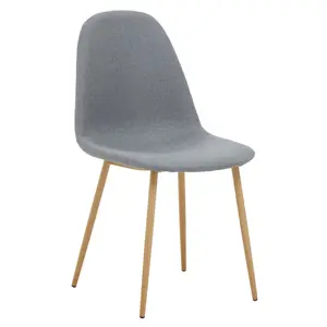 Modern Design Dining Chair With Ashwood Effect Legs, Comfortable Modern Dining Chair, Versatile Modern Chair