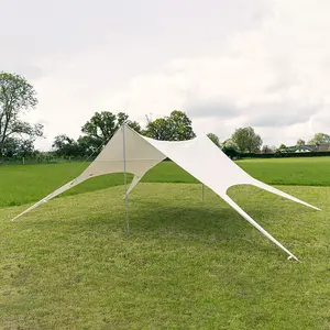 The Orchard Shelter Hexagonal shaped shelter 5m x 4.4m Cotton Canvas