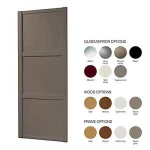 Spacepro Made to measure Sliding wardrobe door x (W) 1200mm