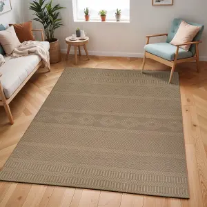 MYTHRI Machine Washable Jute Boho Area Rug 158 x 213 cm