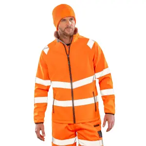 Result Genuine Recycled Mens Softshell Printable Safety Jacket