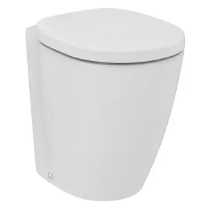 Ideal Standard Concept Freedom White Back to wall Round Comfort height Toilet set with Soft close seat & Concealed cistern