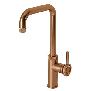 Liquida LB416CP Industrial Style Single Lever Copper Kitchen Mixer Tap