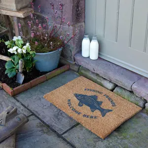 Fishing Friends Welcome Doormat (60 x 40cm)