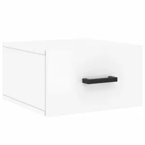 Berkfield Wall-mounted Bedside Cabinets 2 pcs High Gloss White 35x35x20 cm